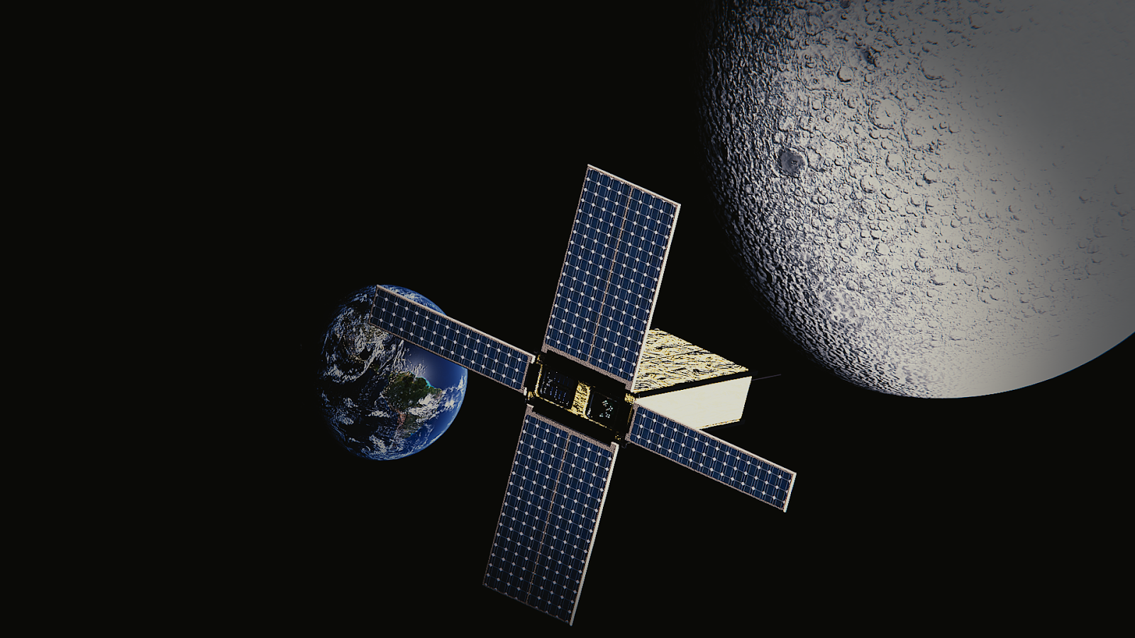 A ideia da missão coordenada atualmente por Lucas é colocar um experimento científico na órbita da Lua (foto: divulgação)